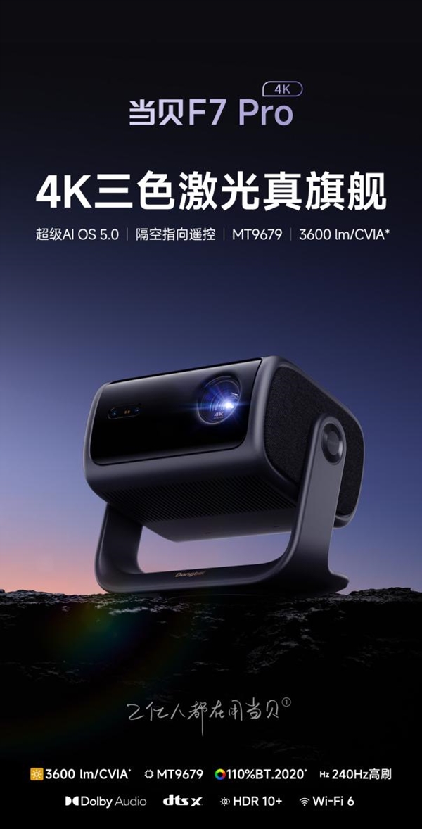 贝F7 Pro用科技风暴重塑投影行业格局电子pg2025年中高端投影仪推荐 当(图3)