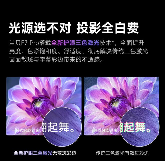 Pro3600流明高亮度白天观影毫无压力